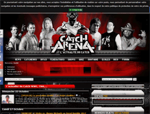 Tablet Screenshot of catch-arena.com